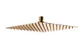 KARE - ANKASTRE TEPE DUS BASLIGI 304 PASLANMAZ (GOLD - 225X225)