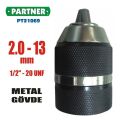 Partner 21069 Anahtarsız Mandren 13 mm 1/2