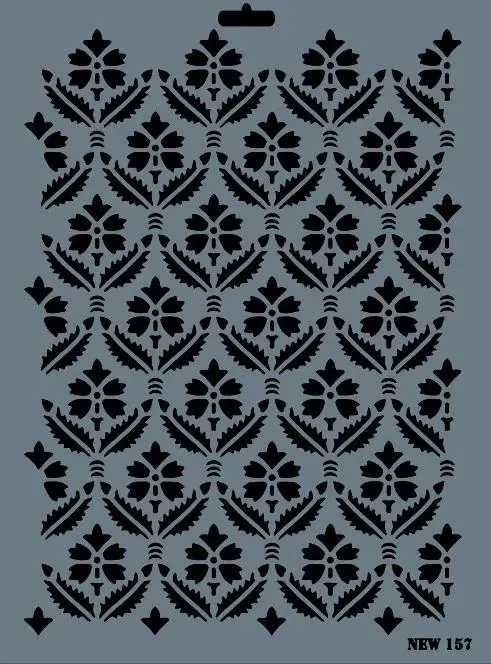 Rich New Seri N-157 Stencil 35x25 cm