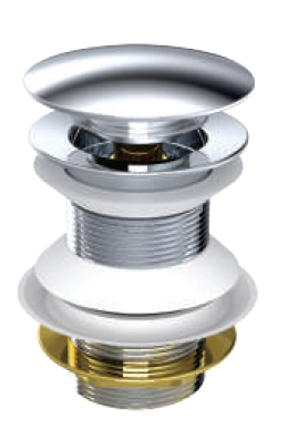 QUALİS POP UP - ZAMAK METAL BAŞLIK (TAŞMA DELİKSİZ - METAL GÖVDE)