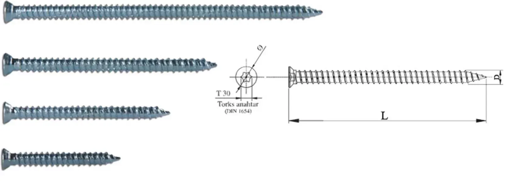 Buldex Vida 7,5X180 Dubelsiz Vida 18 cm 10 Adet