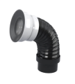 GÖMME REZERVUAR KÖRÜKLÜ PİS SU ÇIKIŞ BORUSU (Q90 X 180 mm)