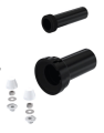 GÖMME REZERVUAR KADA SETİ  + M12 KONİK BURÇ VE TAPA ( Q90X220 + Q45X180 mm )