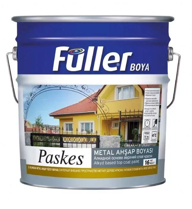 Paskes Sentetik Metal Boya 2,5 Kg Kurşuni