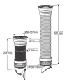 ÇELİK TELLİ KÖRÜKLÜ KADA VE ÇEKVALF KEMİRGEN BARİYERİ Q100X500 mm