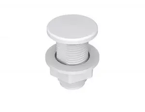Vidalı Tapa Ø25 * 35 Mm - Beyaz