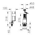 Vitra Rezervuar İç Takım (Alttan Giriş) 6 L 330B1314