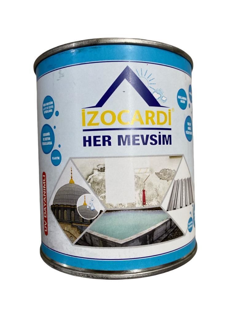 İzocardi Her Mevsim Şeffaf Su Yalıtım Sıvısı 1 Kg