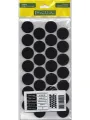 Pacific 6128 BL Yapışkanlı Keçe 28 mm Siyah