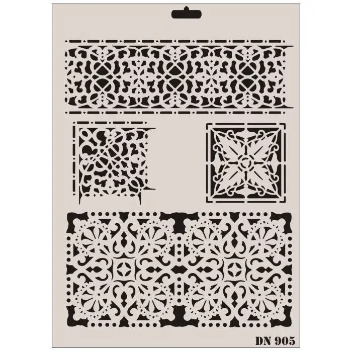 Rich Dantel Seri DN-905 Stencil 35x25 cm