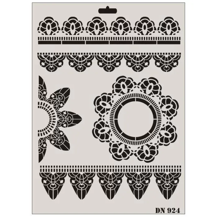 Rich Dantel Seri DN-924 Stencil 35x25 cm