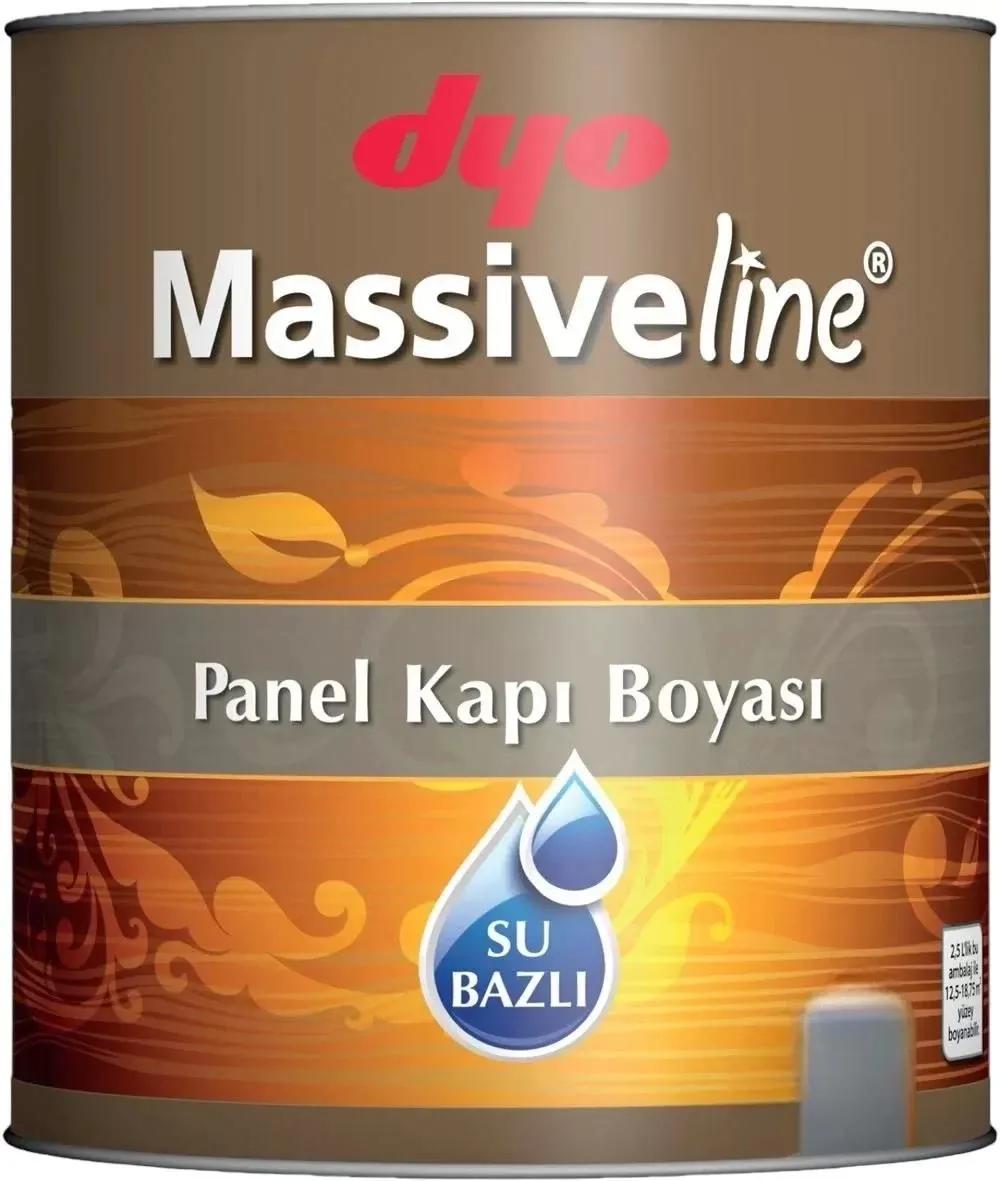 Massiveline Su Bazlı Panel Kapı Boyası Beyaz 0,75 Litre