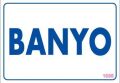 Banyo Uyarı Levhası 17,5x25 KOD:1688