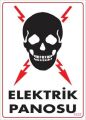 Elektrik Panosu Uyarı Levhası 25x35 KOD:1107