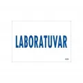 Laboratuvar Uyarı Levhası 17,5x25 KOD:1656