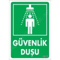 Güvenlik Duşu Uyarı Levhası 17,5x25 KOD:1017