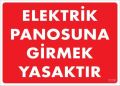 Elektrik Panosu Levhası 25x35 KOD:1118