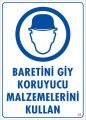 Baret Giy Uyarı Levhası 25x35 KOD:48