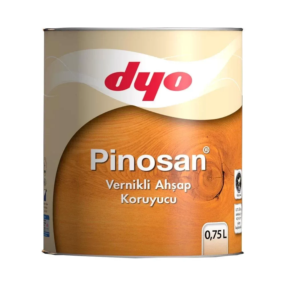 Pinosan Vernikli Ahşap Kor. 0,75 LT K. Açık Meşe