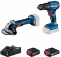 Bosch GWS 180-LI + GSB 185 Akülü Taşlama ve Darbeli Matkap Seti