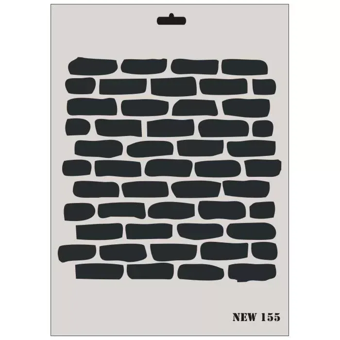 Rich New Seri N-155 Stencil 35x25 cm