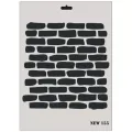 Rich New Seri N-155 Stencil 35x25 cm