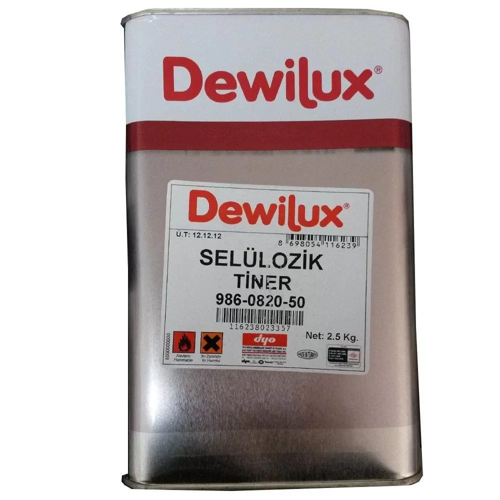 Dewilüx Selülozik Tiner 2,5 kg