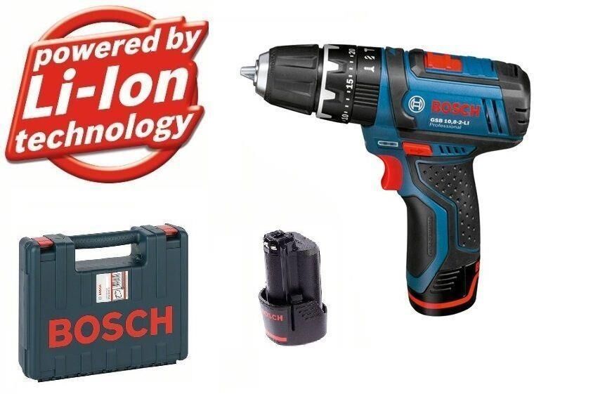 Bosch GSB 12V-15 Çift Akülü Darbeli Delme Vidalama