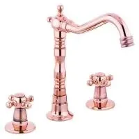 Koç 3 Delikli Ankastre Lavabo Bataryası Rose