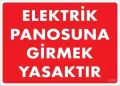 Elektrik Panosu Levhası 25x35 KOD:1118
