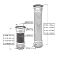 ÇELİK TELLİ KÖRÜKLÜ KADA Q100 x 500 mm