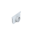 PLASTİK DRENAJ KANAL TAPA SİYAH 200 mm Q 70 - 100 LÜK ÇIKIŞLI