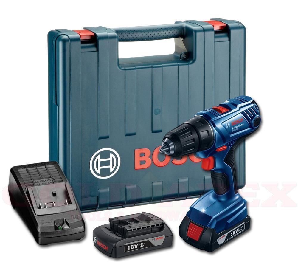 Bosch GSR 180-Lİ  Çift Akülü Vidalama Çantalı 1,5 Ah