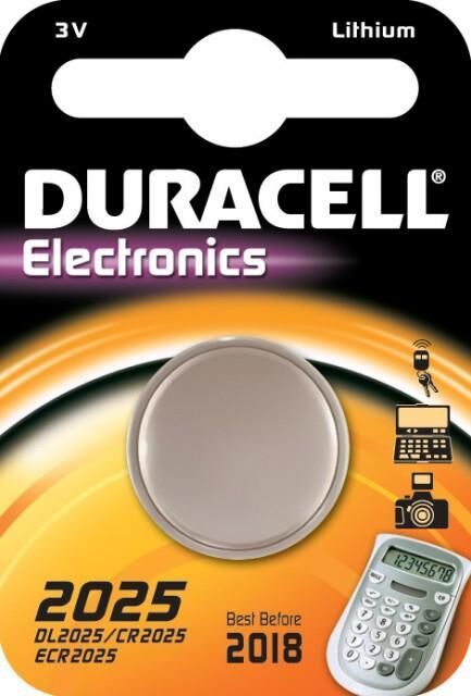 Duracell CR 2025 Lityum Pil 3 Volt