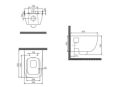 CERASTYLE SET007001 AQUA RİMLESS ASMA KLOZET+ DURU SLİM PP (ÇEK-ÇIKAR)