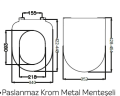 JAPAR - Capri Klozet Kapak Duroplast ( Yavaş Kapanan )