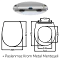 JAPAR - Elegance Slim Klozet Kapak Duroplast ( Yavaş Kapanan )