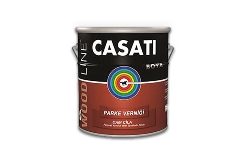 Casati Woodline Parke Verniği Cam Cila 2,5 Litre Şeffaf