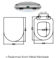 JAPAR - Macro Klozet Kapak Duroplast ( Yavaş Kapanan )