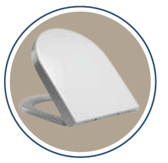 JAPAR - Macro Klozet Kapak Duroplast ( Yavaş Kapanan )