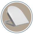 JAPAR - Macro Klozet Kapak Duroplast ( Yavaş Kapanan )